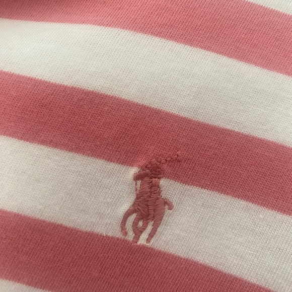 Girls small Polo Ralph Lauren striped t-shirt dress - Picture 2 of 4